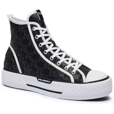Karl Lagerfeld Skórzane trampki KAMPUS MAX czarny 40 Karl Lagerfeld Skórzane trampki KAMPUS MAX czarny 40
