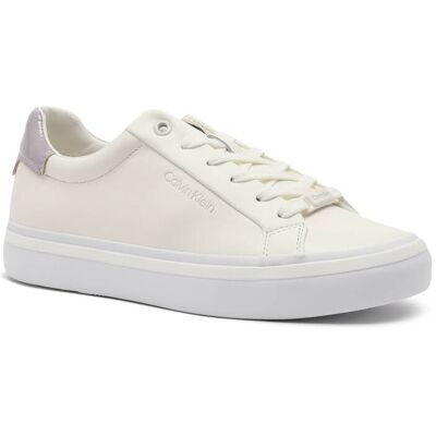 Calvin Klein Trampki VULC LACE UP z dodatkiem skóry ecru 38 Calvin Klein Trampki VULC LACE UP z dodatkiem skóry ecru 38