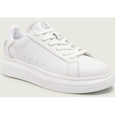 Just Cavalli Skórzane sneakersy FONDO URSA DIS. 6 biały 45 Just Cavalli Skórzane sneakersy FONDO URSA DIS. 6 biały 45