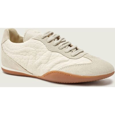 Weekend MaxMara Sneakersy WKALANCIA skóra zamsz ecru 39 Weekend MaxMara Sneakersy WKALANCIA skóra zamsz ecru 39