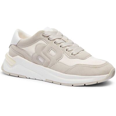 Boss BLACK Sneakersy Skylar_Runn_sdcvBB zamsz szary 38 Boss BLACK Sneakersy Skylar_Runn_sdcvBB zamsz szary 38