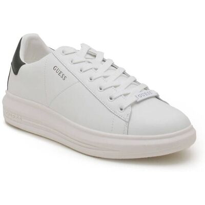 Guess Skórzane sneakersy biały 45 Guess Skórzane sneakersy biały 45