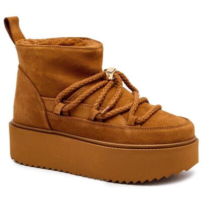 INUIKII Śniegowce Classic Low Platform zamsz brązowy 39 INUIKII Śniegowce Classic Low Platform zamsz brązowy 39