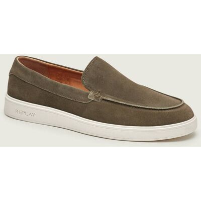 Replay Loafersy zamsz khaki 43 Replay Loafersy zamsz khaki 43