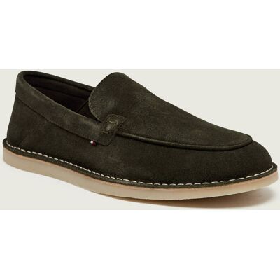 Tommy Hilfiger Loafersy zamsz oliwkowy 43 Tommy Hilfiger Loafersy zamsz oliwkowy 43