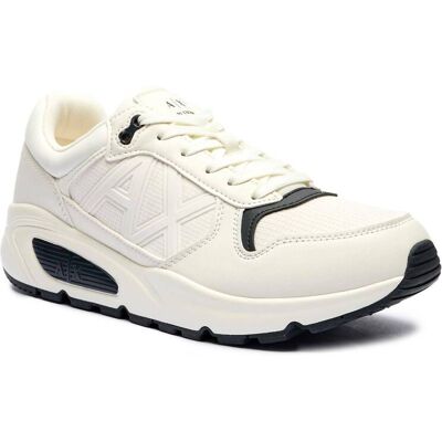 Armani Exchange XUX239XV909U384 Białe skórzane buty sportowe - Sneakers Armani Exchange XUX239XV909U384 Białe skórzane buty sportowe - Sneakers