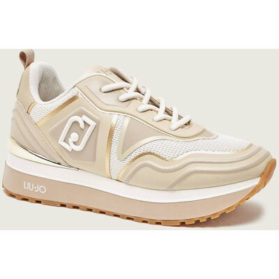 Liu Jo Sneakersy MAXI WONDER TECH 01 beżowy 40 Liu Jo Sneakersy MAXI WONDER TECH 01 beżowy 40