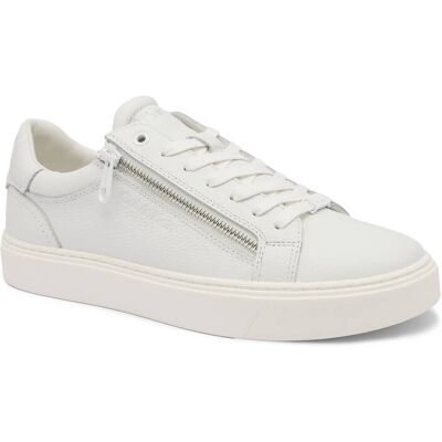 Calvin Klein Skórzane sneakersy ecru 40 Calvin Klein Skórzane sneakersy ecru 40