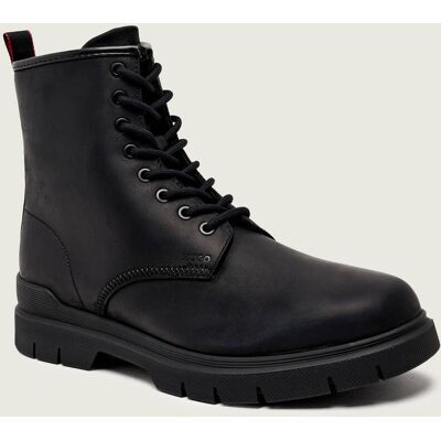 HUGO Skórzane buty wysokie Ryan_halb_pp czarny 44 HUGO Skórzane buty wysokie Ryan_halb_pp czarny 44
