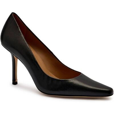 Boss BLACK Skórzane szpilki Charlize_Pump90_NA czarny 38 Boss BLACK Skórzane szpilki Charlize_Pump90_NA czarny 38