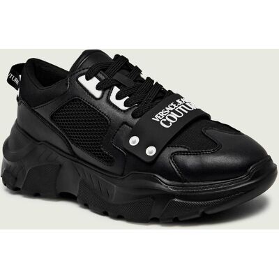 Versace Jeans Couture Skórzane sneakersy czarny 42 Versace Jeans Couture Skórzane sneakersy czarny 42