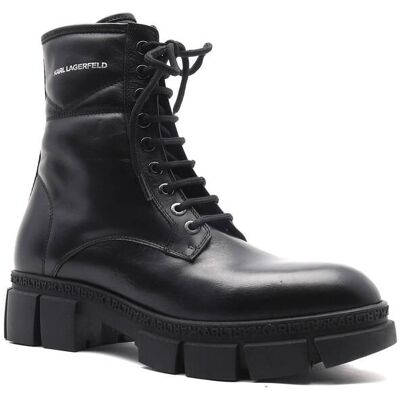 Karl Lagerfeld Skórzane botki ARIA czarny 37 Karl Lagerfeld Skórzane botki ARIA czarny 37