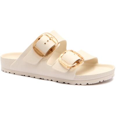 Birkenstock Klapki Arizona EVA narrow fit ecru 41 Birkenstock Klapki Arizona EVA narrow fit ecru 41