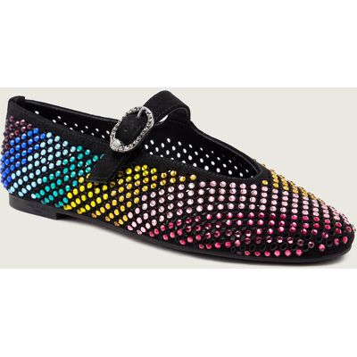 Kurt Geiger Baleriny Mayfair Mary Jane zamsz czarny 40 Kurt Geiger Baleriny Mayfair Mary Jane zamsz czarny 40