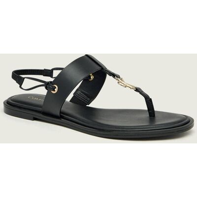 Calvin Klein Skórzane sandały Filomena czarny 36 Calvin Klein Skórzane sandały Filomena czarny 36
