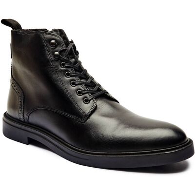 Boss BLACK Skórzane buty wysokie Calev czarny 43 Boss BLACK Skórzane buty wysokie Calev czarny 43