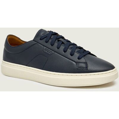 Boss BLACK Skórzane sneakersy Kieran_Tenn_bustd granatowy 44 Boss BLACK Skórzane sneakersy Kieran_Tenn_bustd granatowy 44