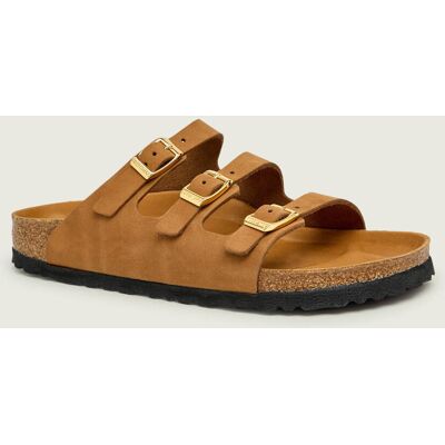 Birkenstock Skórzane klapki Florida Fresh narrow fit camel 36 Birkenstock Skórzane klapki Florida Fresh narrow fit camel 36