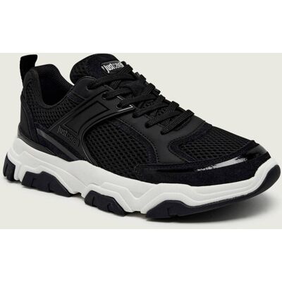 Just Cavalli Sneakersy FONDO LIUK DIS. C02 zamsz czarny 43 Just Cavalli Sneakersy FONDO LIUK DIS. C02 zamsz czarny 43