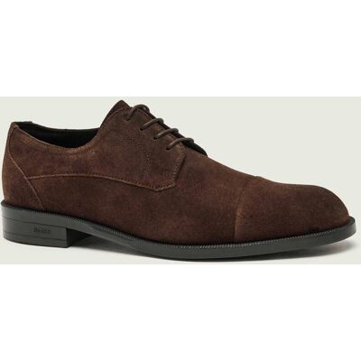 Boss BLACK Derby Tayil_Derb_sdct zamsz brązowy 42 Boss BLACK Derby Tayil_Derb_sdct zamsz brązowy 42