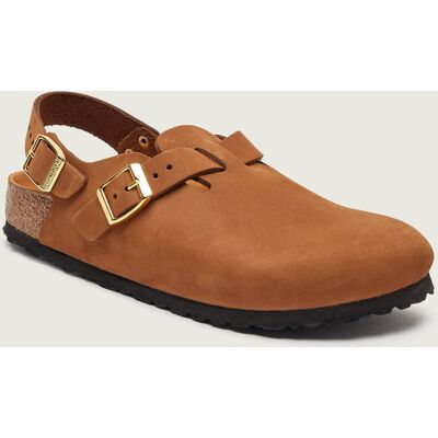 Birkenstock Skórzane Mule Tokio narrow fit koniakowy 40 Birkenstock Skórzane Mule Tokio narrow fit koniakowy 40