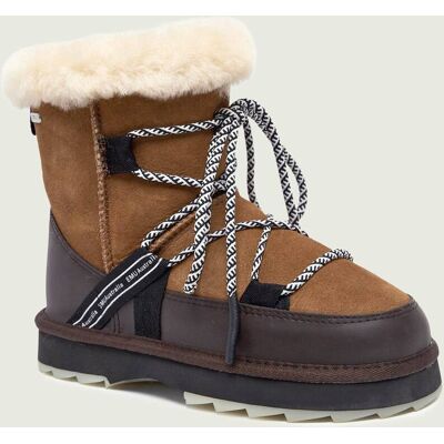 Emu Australia Śniegowce Blurred shearling zamsz brązowy 42 Emu Australia Śniegowce Blurred shearling zamsz brązowy 42