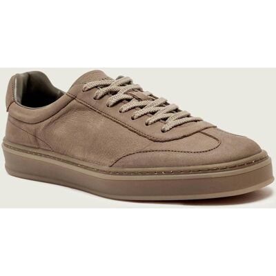 BLACK Skórzane sneakersy Zarek_Tenn_nbgr BOSS X BECKHAM brązowy 41 BLACK Skórzane sneakersy Zarek_Tenn_nbgr BOSS X BECKHAM brązowy 41