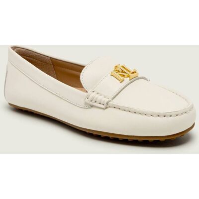 Polo Ralph Lauren LAUREN RALPH LAUREN Skórzane mokasyny BARNSBURY ecru 38 Polo Ralph Lauren LAUREN RALPH LAUREN Skórzane mokasyny BARNSBURY ecru 38