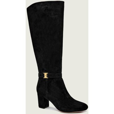 Polo Ralph Lauren LAUREN RALPH LAUREN Kozaki na słupku KELLIE zamsz czarny 42 Polo Ralph Lauren LAUREN RALPH LAUREN Kozaki na słupku KELLIE zamsz czarny 42