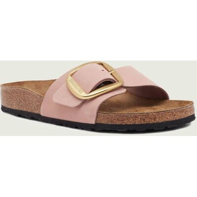 Birkenstock Klapki Madrid narrow fit zamsz pudrowy róż 41 Birkenstock Klapki Madrid narrow fit zamsz pudrowy róż 41