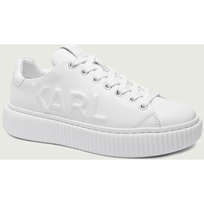 Karl Lagerfeld Skórzane sneakersy KAPRIKA biały 44 Karl Lagerfeld Skórzane sneakersy KAPRIKA biały 44