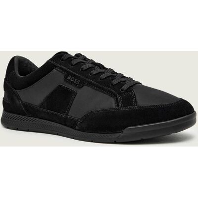 Boss BLACK Sneakersy Nitan_Lowp_sdpny zamsz czarny 44 Boss BLACK Sneakersy Nitan_Lowp_sdpny zamsz czarny 44