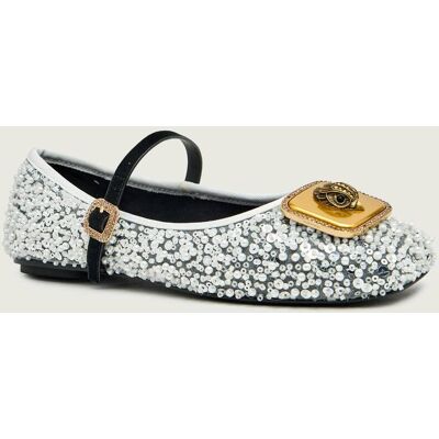 Kurt Geiger Baleriny Pimlico Mary Jane srebrny 40 Kurt Geiger Baleriny Pimlico Mary Jane srebrny 40
