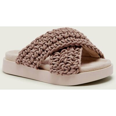 INUIKII Klapki WOVEN zamsz beżowy 37 INUIKII Klapki WOVEN zamsz beżowy 37