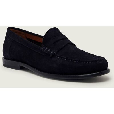 Boss BLACK Loafersy Tevan_Mocc_sd zamsz granatowy 42 Boss BLACK Loafersy Tevan_Mocc_sd zamsz granatowy 42