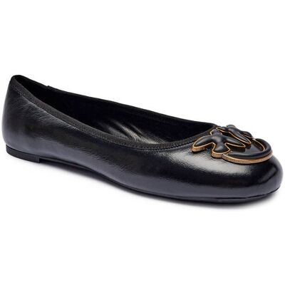 Pinko Skórzane baleriny czarny 36 Pinko Skórzane baleriny czarny 36