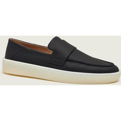 Boss BLACK Skórzane loafersy Randal_Loaf_tb czarny 43 Boss BLACK Skórzane loafersy Randal_Loaf_tb czarny 43