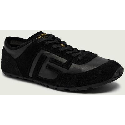 Balmain Skórzane sneakersy Racer 45 zamsz czarny 43 Balmain Skórzane sneakersy Racer 45 zamsz czarny 43