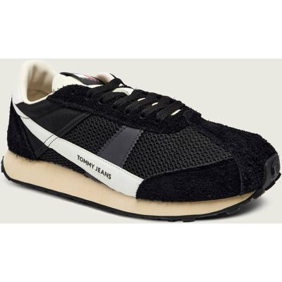 Tommy Jeans Sneakersy zamsz czarny 42 Tommy Jeans Sneakersy zamsz czarny 42