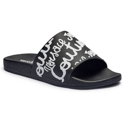 Versace Jeans Couture Klapki SHELLY czarny 35 Versace Jeans Couture Klapki SHELLY czarny 35