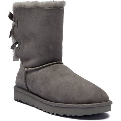 UGG Śniegowce Bow II shearling zamsz szary 36 UGG Śniegowce Bow II shearling zamsz szary 36