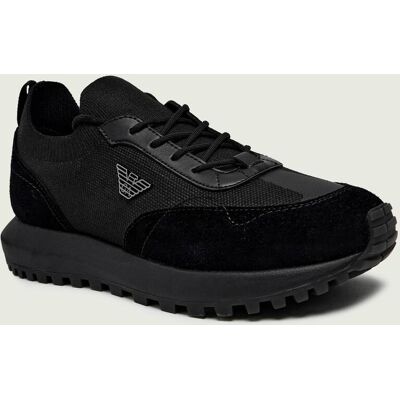 Giorgio Armani Emporio Armani Sneakersy zamsz czarny 43 Giorgio Armani Emporio Armani Sneakersy zamsz czarny 43