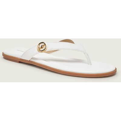 Michael Kors Skórzane japonki ERIN THONG biały 37 Michael Kors Skórzane japonki ERIN THONG biały 37