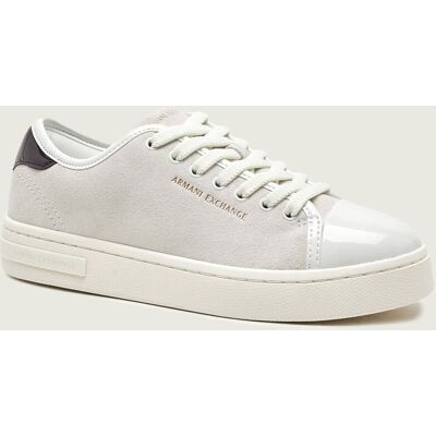 Giorgio Armani Exchange Sneakersy zamsz szary 36 Giorgio Armani Exchange Sneakersy zamsz szary 36