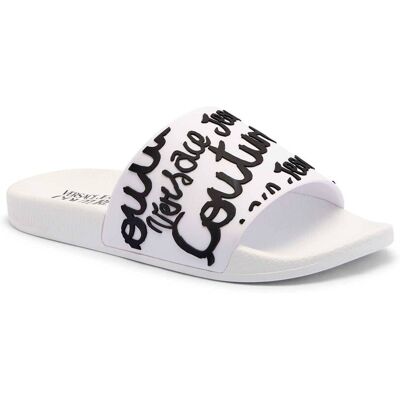 Versace Jeans Couture Klapki SHELLY biały 35 Versace Jeans Couture Klapki SHELLY biały 35