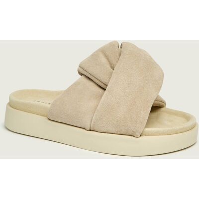 INUIKII Klapki SOFT CROSSED zamsz beżowy 37 INUIKII Klapki SOFT CROSSED zamsz beżowy 37
