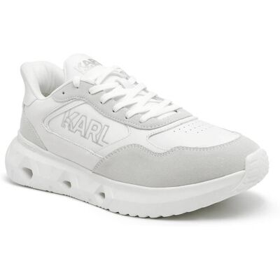 Karl Lagerfeld Skórzane sneakersy KITE RUN biały 43 Karl Lagerfeld Skórzane sneakersy KITE RUN biały 43