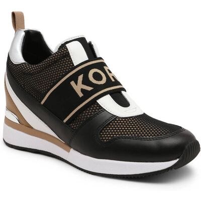 Michael Kors Skórzane sneakersy MAVEN czarny 40,5 Michael Kors Skórzane sneakersy MAVEN czarny 40,5