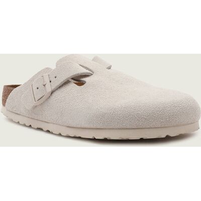 Birkenstock Mule Boston VL narrow fit zamsz szary 38 Birkenstock Mule Boston VL narrow fit zamsz szary 38