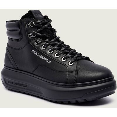 Karl Lagerfeld Skórzane sneakersy KAPRI LUG czarny 42 Karl Lagerfeld Skórzane sneakersy KAPRI LUG czarny 42